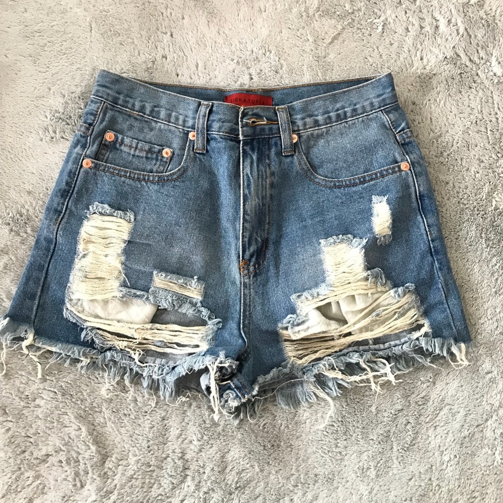 Nasty Gal ripped shorts